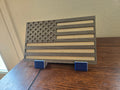 American flag 2-tone cutout